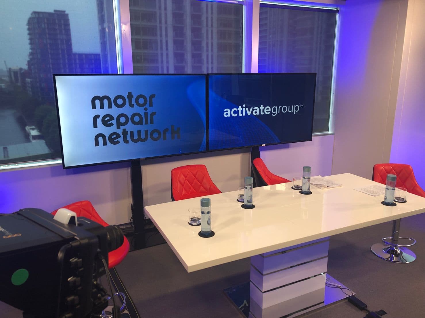 Activate Group webinar production studio